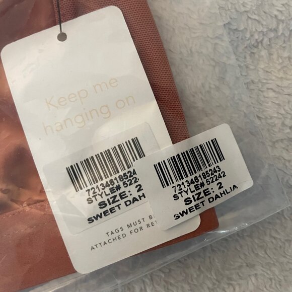 NWT Lively Bralette Brown Size 2 Bra New With Tags Minimalist 34 36 D DD DDD - Picture 2 of 4